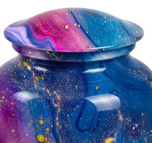 Urne funéraire en métal Lasting Honor pour cendres - Urne de crémation pour adulte avec fermeture sécurisée - Product Image 3