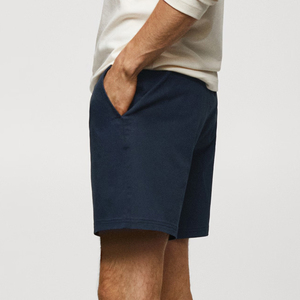 Shorts pour hommes tendance et sportifs, 100% coton, couleur unie, séchage rapide, taille élastique, confortables, décontractés, style streetwear - Product Image 6