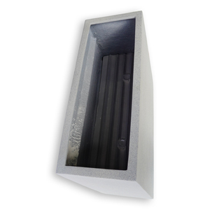 <b>Rectangular</b> Fiberglass Planter 5L Vietnam Minimalist Design DALFSEN 65 Weather Resistant UV-Protected Flower Planters - Product Image 1