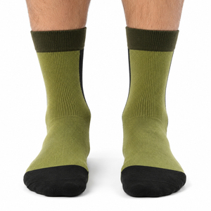Chaussettes de sport respirantes personnalisées, chaussettes de basketball de couleur unie, chaussettes de compression pour le sport, chaussettes de compression pour le football - Product Image 6