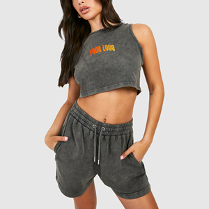 Conjuntos de Diseñador de Verano, Conjunto Corto y Bonito, Ropa Informal Personalizada, Conjunto de 2 Piezas para Mujer - Product Image 1