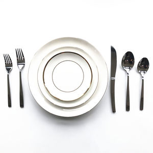 Ensemble de couverts en acier inoxydable en gros |   Ensemble de cuillères, fourchettes et couteaux robustes et durables pour l'exportation et la vente en gros - Product Image 2