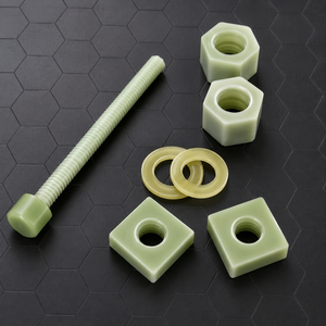 Tige filetée diélectrique en PRF non conductrice, en plastique renforcé de fibre de verre, pour panneaux électriques et centrales électriques - Product Image 6