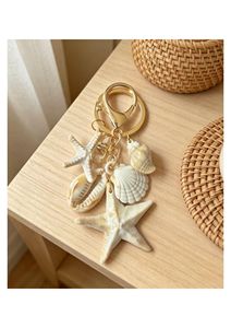 Wholesale Beach Keychain Handmade Seashell <b>Ornament</b> Natural <b>Shell</b> Gift Key Ring Travel Souvenir Supplier - Product Image 6