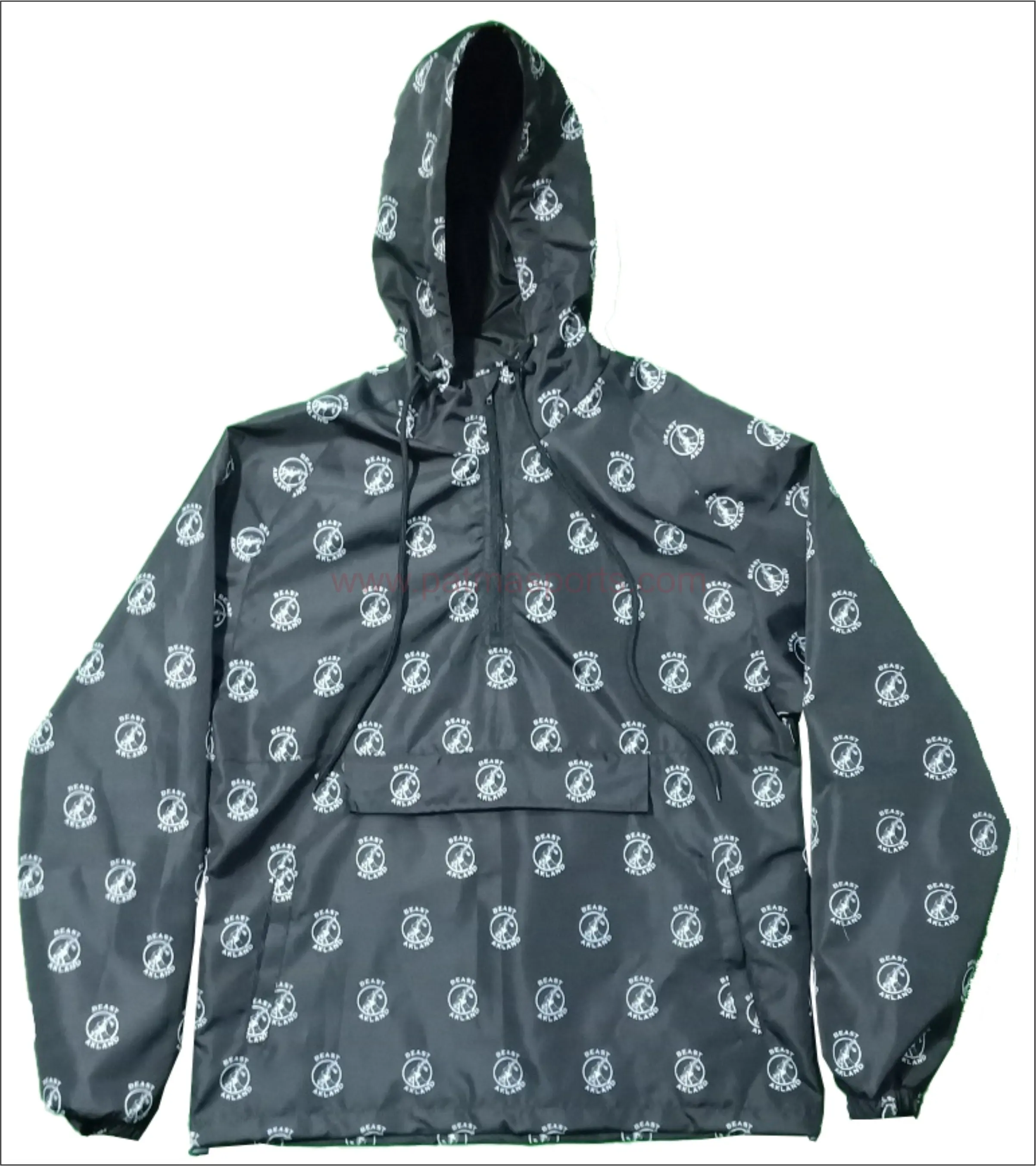 Трендовый новый дизайн ветровка куртка с капюшоном с напечатанным логотипом на заказ с сетчатой подкладкой внутри пышная дождевик с принтом