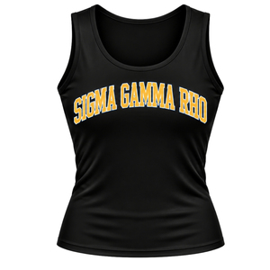 เสื้อกล้ามครอปแบบสั่งทำสำหรับผู้หญิง Sigma Gamma Rho เสื้อกีฬาแขนกุดสำหรับชมรมนักศึกษากรีก เสื้อผ้าลำลองน้ำหนักเบาสำหรับฤดูร้อน สไตล์สตรีทแวร์ - Product Image 1
