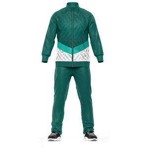 Traje de Calentamiento Personalizado al por Mayor para Equipos, OEM ODM, Económico, Sublimado, con Diseño de Última Generación, Chaqueta Deportiva con Cremallera Completa para Hombre - Product Image 5
