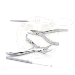 High Quality Stainless Steel Hair <b>Extension</b> Pliers Needle Nose Clamp Tool Beauty Instrument for Ring <b>Beads</b> and Human Hair - Product Image 6
