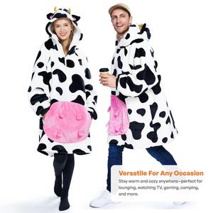 Factory direct womens sherpa <b>hoodie</b> knitted soft fleece <b>oversized</b> <b>hoodie</b> <b>blanket</b> custom OEM warm winter <b>hoodie</b> for women - Product Image 6