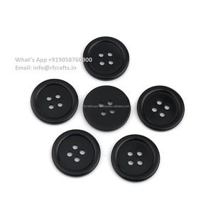 Botones personalizados logotipo marca resina floral patrón chaqueta abrigo trajes botón 4 agujeros resina plástica botones para ropa por rfcrafts - Product Image 4