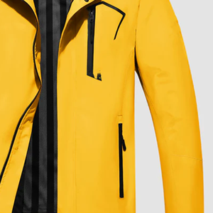 Veste coupe-vent unisexe de qualité supérieure, légère, imperméable, avec fermeture éclair, grande taille, capuche amovible, pour la randonnée, la pêche, les voyages en plein air - Product Image 2