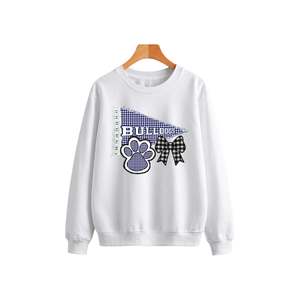 Sweat-shirt à capuche décontracté brodé à manches longues, respirant et écologique, idéal pour le printemps, l'automne et l'hiver, parfait pour les jours de match - Product Image 2