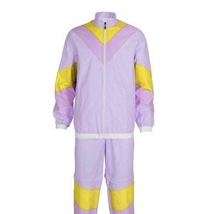 <b>Mens</b> Color Block <b>Track</b> <b>Jacket</b> Stand Collar Full Zip Vintage Windbreaker Custom Logo Lightweight Outdoor Sportswear Activewear - Product Image 3