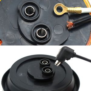 10 Pezzi Luci Posteriori a LED per Rimorchio e Camion, 2 Pollici, 4 LED, Anello in Gomma, 12V, Luce Freno e Indicatore, 5 Coperture Rosse + 5 Coperture Gialle - Product Image 5