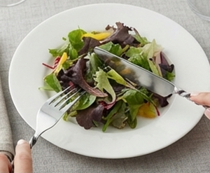 Fine Quality Classic Swirl Twisted Design Metal Flatware Set with <b>Mirror</b> Polish Dishwasher Safe for Wedding Dining Use - Product Image 5