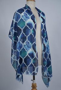 Bufanda de Lujo para Mujer, Mezcla de Seda y Modal, Estampado Digital, Suave y Ligera, Elegante, Chal de Moda, Accesorios con Estilo - Product Image 2