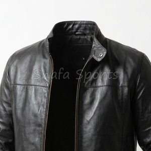 Veste en cuir pour homme, style unique, tendance, hiver, streetwear, veste en cuir de haute qualité, épaisse - Product Image 3