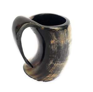 Taza de cuerno real pulido grande, hecha a mano y ecológica, de proveedor indio, perfecta para cumpleaños, bodas y noches de juegos. - Product Image 3