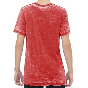 T-shirt de sport en coton doux à effet délavé personnalisé, respirant, coupe musclée, délavé à l'acide - Product Image 3