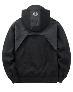 Blousons à capuche tendance pour hommes, style Techwear, coupe-vent streetwear personnalisé, vêtements d'extérieur multicouches sur mesure, fabricant OEM de mode - Product Image 3