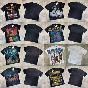 เสื้อยืดลายกราฟิกวินเทจขายส่ง แบบยูนิเซ็กซ์ พิมพ์ลายคำคมตลก ผ้าฝ้ายลำลอง ทรงโอเวอร์ไซส์ สตรีทแวร์ แฟชั่นคุณภาพสูง - Product Image 4