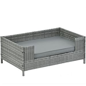 Cuccia XL per Cani in Vimini PE per Tutte le Stagioni, Arredamento da Esterno per Animali Domestici, Recinti da Patio con Stampa, Cuccia per Animali Domestici Stile Cu, Mobili per Animali Domestici - Product Image 6