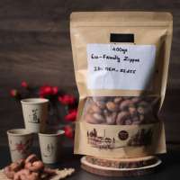 Offre Spéciale en Gros : Noix de Cajou Bio Torréfiées Premium, Saveur Beurreuse Salée, 400g, Emballage Écologique à Fermeture Zip, OEM