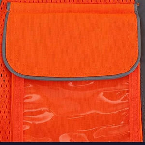 Veste de sécurité imperméable à haute visibilité, classe 1 ANSI, classe 2 EN ISO 20471, réfléchissante, réglable, avec LED clignotante, personnalisable, vente en promotion - Product Image 4