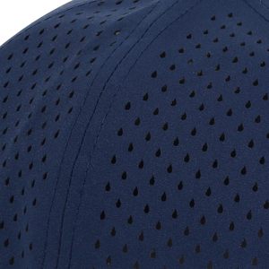 Casquette de baseball unisexe bleu marine à 6 panneaux, réglable, en maille unie, style décontracté, printemps-été, pour l'extérieur - Product Image 2