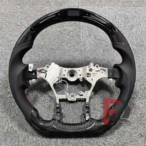 Volant chauffant personnalisé en fibre de carbone LED <span class=keywords><strong>GR</strong></span> <span class=keywords><strong>Sport</strong></span> pour Toyota Hilux N70 N80 Vigo Revo 2005-2014 2015 Gd6 2019 2012 Sr5 <span class=keywords><strong>2022</strong></span> - Product Image 2