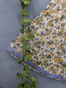 Vestido étnico de verano para mujer, falda larga de algodón estampada con bloque de mano con cintura elástica, estilo informal sostenible transpirable - Product Image 6