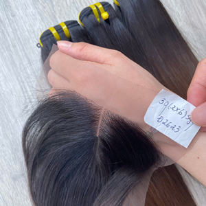 วิกผมลูกไม้แท้แบบชาวเวียดนามสำหรับต่อผมแบบ100% สีน้ำตาลออมเบรสีน้ำตาลเข้ม - Product Image 1