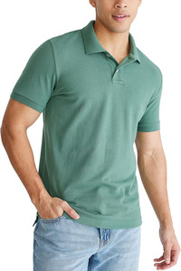 Polo de Algodón Azul Marino para Hombre, Manga Corta, Casual, para Golf, con Logotipo Personalizado, Fabricante Mayorista OEM ODM - Product Image 3
