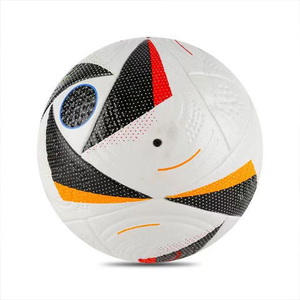 Ballon de football personnalisé jaune et noir à motifs, pour entraînement et match, en PU durable, taille standard professionnelle - Product Image 3