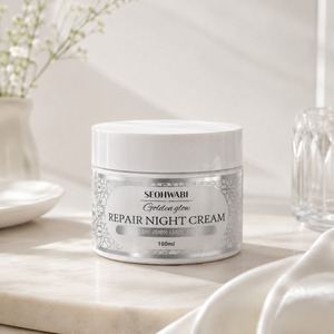 Crème de Nuit Réparatrice Premium Coréenne Anti-rides Raffermissante Texture Riche Hydratante Soin Visage Nuit - Product Image 1