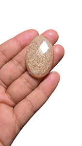 Pierres précieuses en pierre de soleil 100% naturelles, faites à la main, cabochons de formes et tailles variées, à dos plat, de la meilleure qualité, pour la fabrication de bijoux, pierres en vrac FAIJAN GEMS - Product Image 4