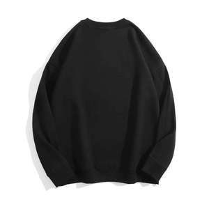 Wholesale High Quality 300gsm Cotton Polyester Blank Drop Shoulder Custom Crewneck Oversized Sweatshirt for <b>Men</b> - Product Image 4