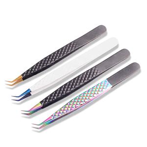 Pinzas para Extensión de Pestañas para Artistas de Pestañas, Pinzas de Precisión para Aislamiento y Volumen, Logotipo Personalizado, Fabricante Mayorista - Product Image 3