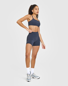 Shorts unifiés pour femmes à prix d'usine, taille haute, avec ceinture compressive, en tissu performant anti-transpiration - Product Image 6