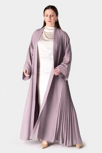 Abaya de Verano Transpirable para Ramadán, Vestido Musulmán para Mujer, con Lazo Abierto, Manga Murciélago, Abaya Negra de Lujo en Tela Nida - Product Image 5