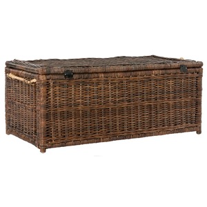 Large Rattan <b>Storage</b> <b>Trunk</b> Suitable For Bedding Cushions Toys And Multipurpose Household Organization Wholesale From India - Product Image 1
