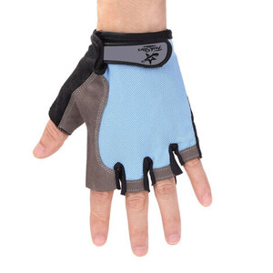 Nouveaux gants de cyclisme mi-doigts, design personnalisé, fabrication professionnelle, en néoprène respirant pour hommes, avec sangle de poignet réglable - Product Image 6