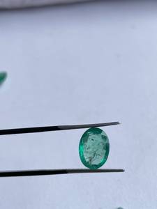 Lot de pierres précieuses en émeraude naturelle facettées, collection d'émeraudes vertes de qualité supérieure pour la fabrication de bijoux - Product Image 1