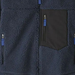 Fleece <b>Jacket</b> Premium Winter <b>Zip</b> <b>Up</b> Fleece Outerwear Soft Sherpa Fabric OEM Manufacturer Factory Production - Product Image 5