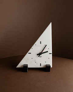 The CRAFT EXIM Luxury Natural Marble Quartz Art Deco Desk Clock Premium Handcrafted Decorative Home Office Timepiece - Product Image 2