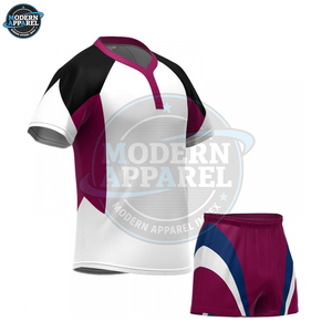 ชุดรักบี้แบบซับลิเมชั่นแห้งเร็วสำหรับผู้ชาย ลดราคาพิเศษ ชุดทีมรักบี้แบบซับลิเมชั่น เสื้อรักบี้ - Product Image 6