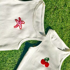 Custom Linen/Cotton Solid Tank <b>Top</b> Women New Collections Full Sleeve Long Front Pocket Peter Pan Collar Relaxed Brown Sweet - Product Image 1