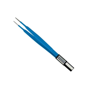 Pinces bipolaires droites Iris européennes de qualité supérieure, 11 cm, pointe en alliage d'argent, instruments chirurgicaux de coagulation réutilisables, marques CE ISO - Product Image 2