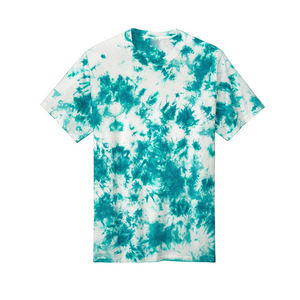 T-shirt pour homme en coton 100% tie-dye, respirant, col rond, manches courtes, sublimation et impression, qualité supérieure, OEM - Product Image 2