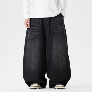 Premium Baggy <b>Jeans</b> Oversized Fit <b>Soft</b> Denim Fabric Modern Baggy <b>Jeans</b> Fashion Apparel Private Label Streetwear <b>Jeans</b> - Product Image 3